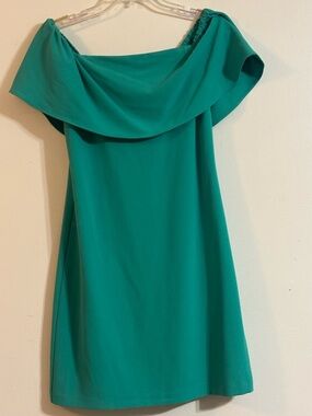 Charles Henry Green On or Oft Shoulder Dress